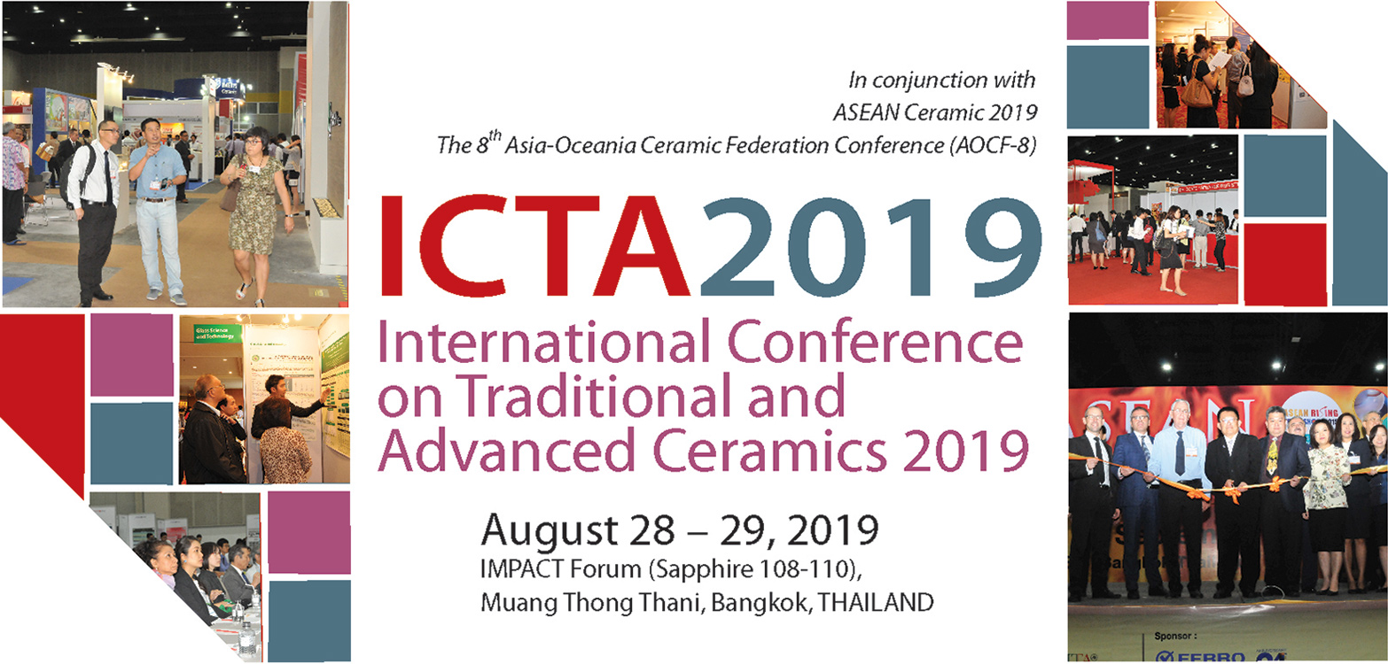 ICTA2019 International Conference on Traditional and Advanced Ceramics 2019