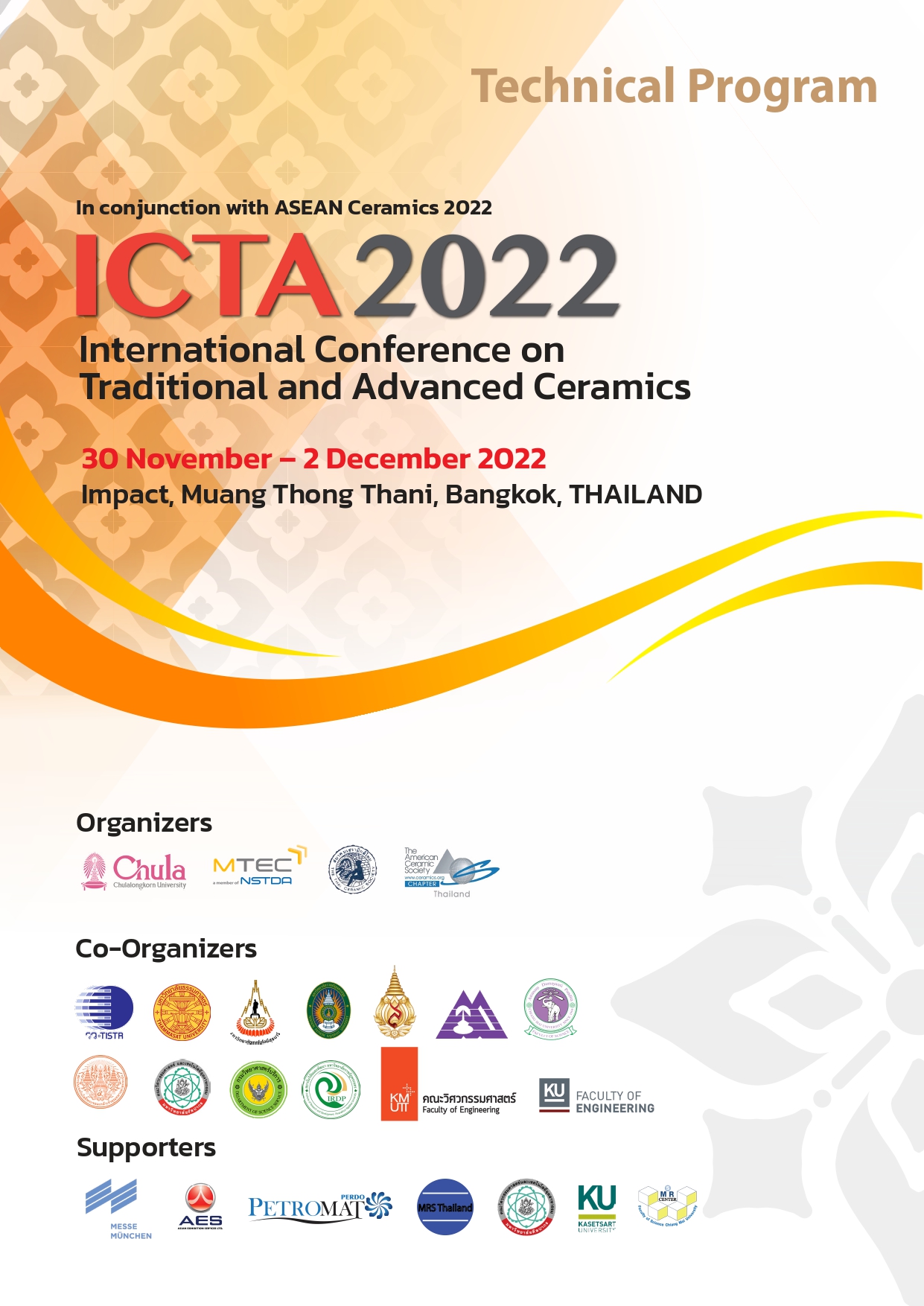 Technical Program International Conference on Traditional and
